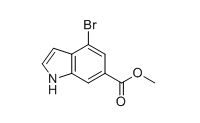 1H-Indole-6-carboxylic acid, 4-broMo-, Methyl ester